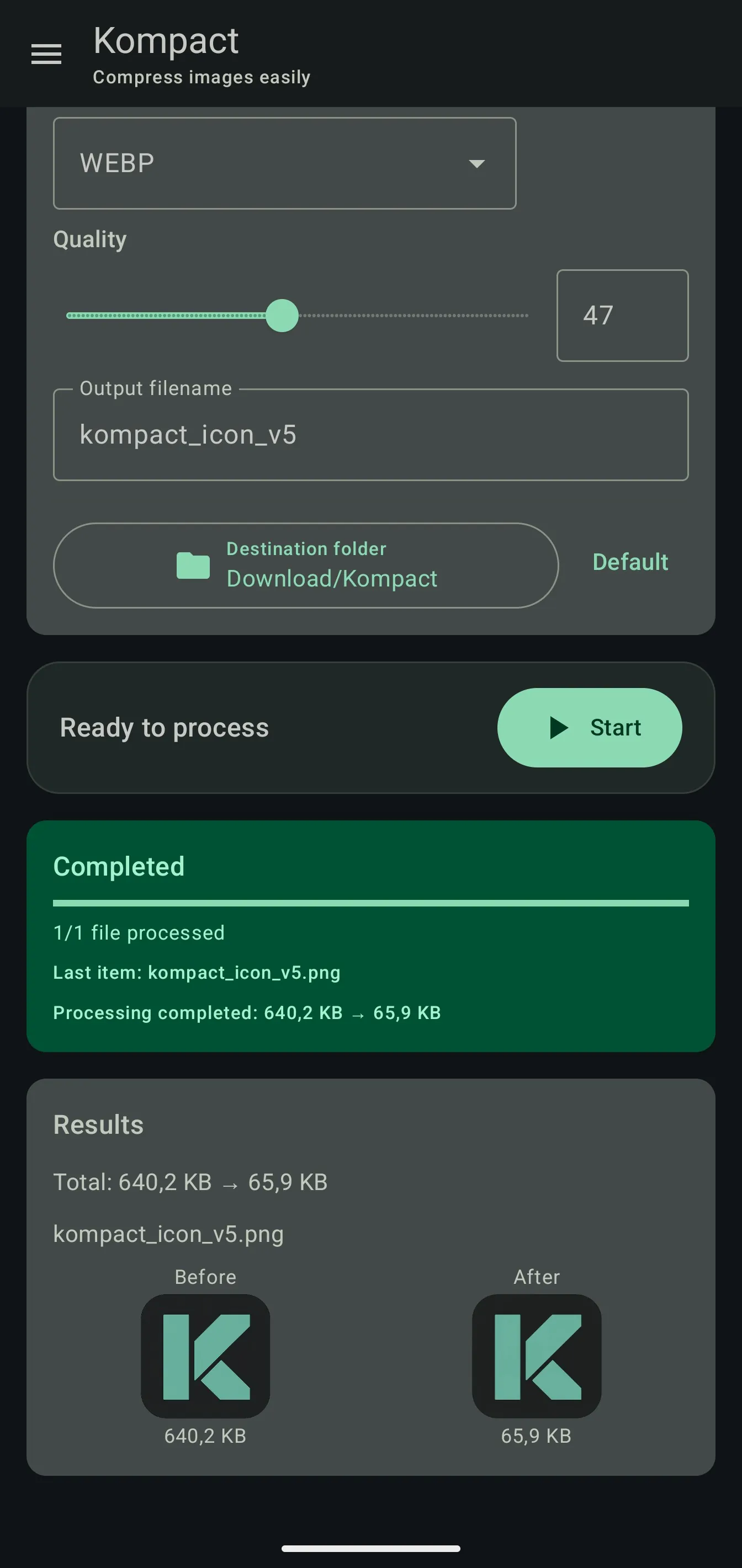 Screenshot Kompact 4